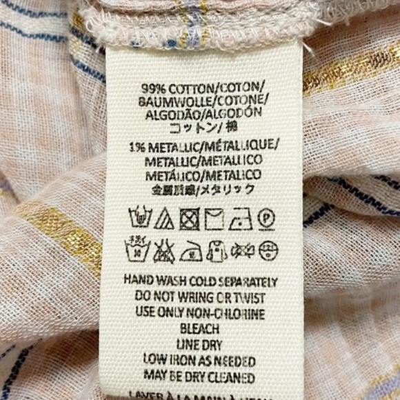 Free People Break My Stride Metallic Plaid Shirt
Medium - Picture 8 of 9